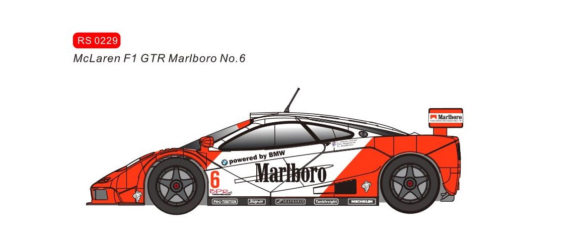 RS0229  McLaren F1GTR Marlboro #6